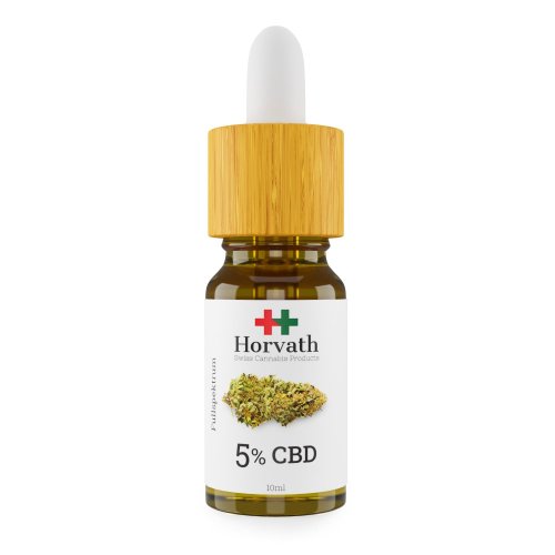 5% CBD olej Full spectrum - Príchuť: Natural