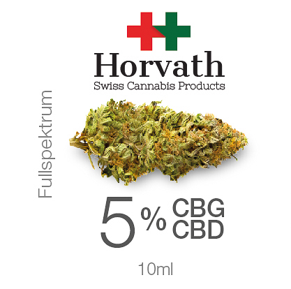 5% CBG + 5% CBD-Öl Vollspektrum