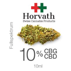 10% CBG a 10% CBD olej Full spectrum