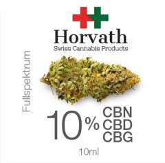 10% CBD + 10% CBG + 10% CBN