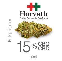 15% CBG und 15% CBD-Öl Volles Spektrum