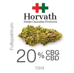 20% CBG + 20% CBD-Öl Vollspektrum